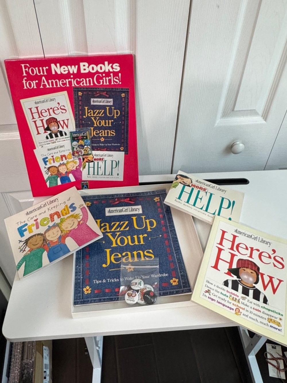 American Girl Book Set - Red, Blue, Yellow, White